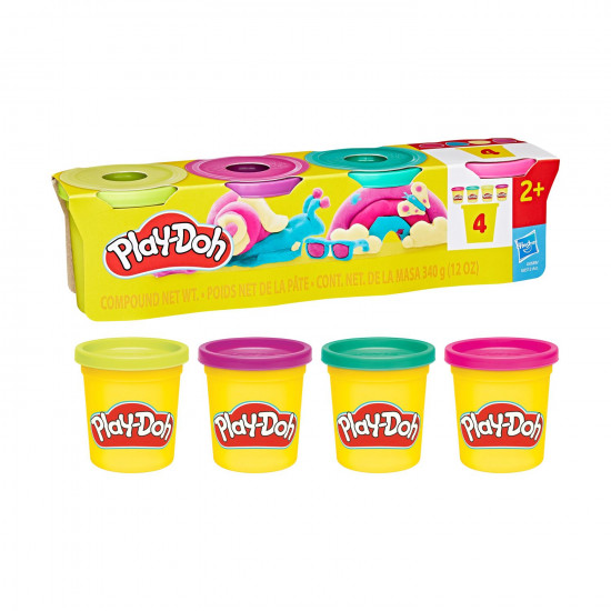 Hasbro Play-Doh: Doh & More - Vibrant 4 Pack (G0689)