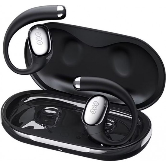 QCY Crossky R70 Black (CT-02) Open Ear Wireless Headphones BT 6.0 SBC/AAC/LDAC 52 hours Hi-Res Audio