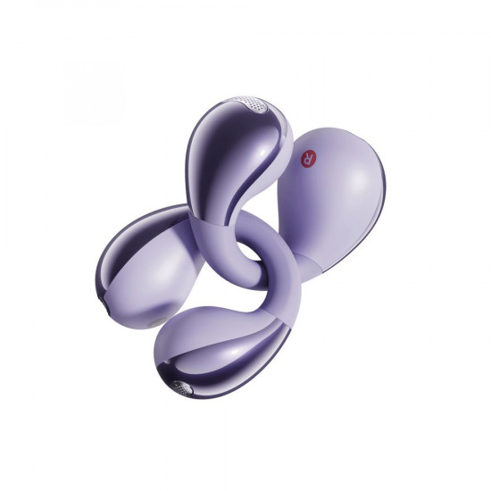 QCY Crossky C30 Purple (QT33) Open Ear TPU Earclip, Bass Enhance Algo. BT 5.4 Dual Connection Earbud