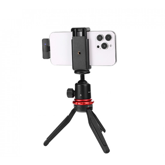 BOYA BY-V2 Wireless 2-person Lavalier Microphone for iPhone iPad Mini Lapel Lightning connection