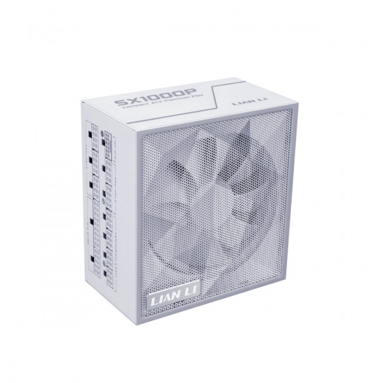 Lian Li SX 1000P White - PLATINUM 1000W - ATX 3.1 - 12V-2x6 - Japanese Capacitor - 10 Years Warranty