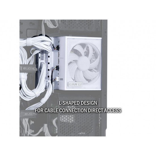 Lian Li Edge 1000W White 80+ Platinum, Fully Modular ATX PSU