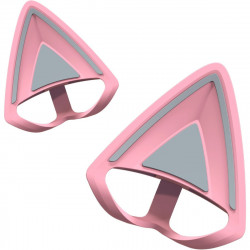 Razer Kitty Ears V2 Quartz Pink - Clip-on Kitty Ears for Headsets - Universal Fit