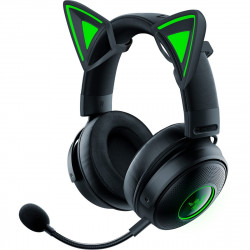 Razer Kitty Ears V2 Black - Clip on Cat Ear - Gaming Headsets / Headphones - Universal Fit