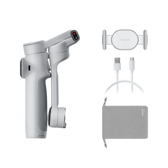 Insta360 Flow 2 Pro Standard Version (Gray) A.I. Powered Gimbal Stabilizer for Smartphone USB-C