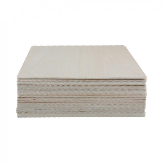 Creality Smart Laser Engraver Basswood Plywood 10x Sheets 3mm (30,4x30,4cm) Intelligent Recognition