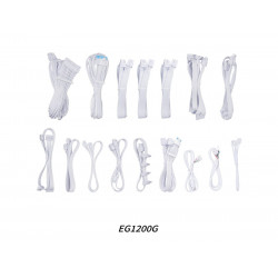 Lian Li Edge 1200W White 80+ Gold (with USB HUB), Fully Modular ATX PSU