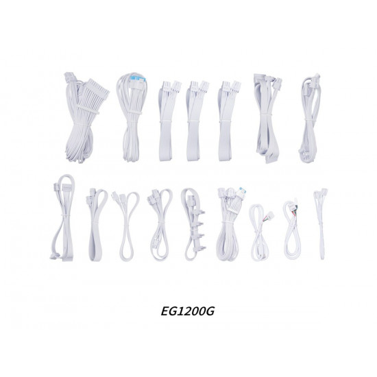 Lian Li Edge 1200W White 80+ Gold (with USB HUB), Fully Modular ATX PSU