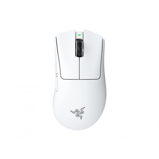 Razer DEATHADDER V4 PRO WHITE - 57g Wireless Gaming Mouse - Ergonomic - 120 Hours Battery - 45K DPI