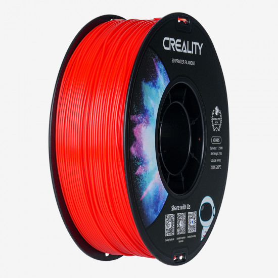 Creality CR-ABS Red 3D Printer Filament, Large Object Stability, Tensile Str. 43MPA, 1 kg Spool1.75