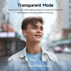 QCY Melobuds N50 ANC White - 45db ANC TWS Earbuds 6 mic ENC, IPX4 BT5.4