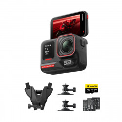 Insta360 Ace Pro 2 Marc Marquez 93 - Dual Battery, 128GB MicroSD, Motorcycle Helmet Mount, Adhesive