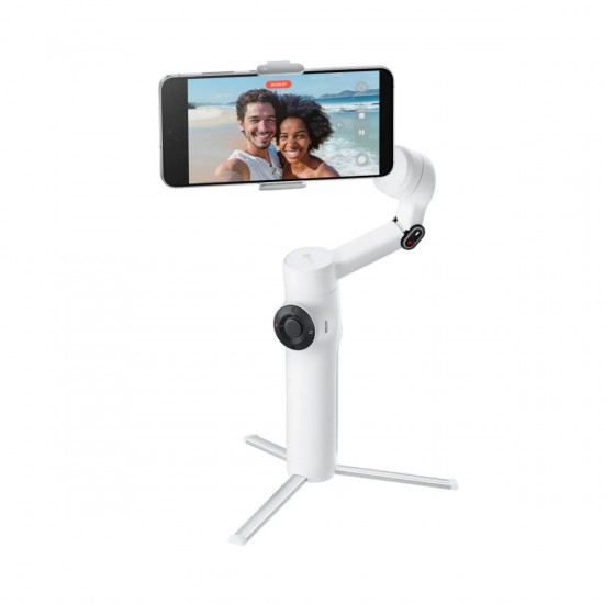 Insta360 Flow 2 AI Tracker Bundle White - A.I. Powered Gimbal Stabilzer for Smartphone