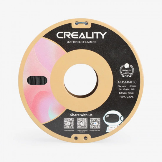 CREALITY CR-PLA Matte Navy Blue, 3D Printer Filament 1 kg Spool,1.75mm (3301010298)
