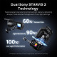 70mai Dash Cam 4K Omni 360° + Reaview Full View with Dual Sony STARVIS 2, AI 2.0  4G LTE (X800-2)