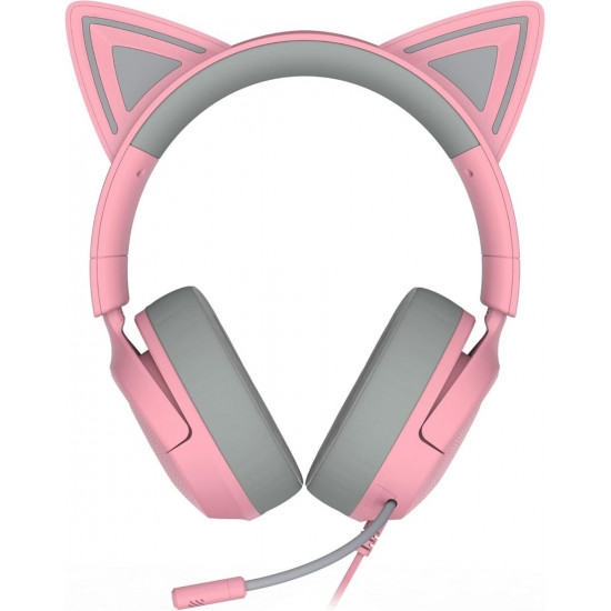 Kraken Kitty V3 X Quartz - Gaming Headset - Kitty Ears - 7.1 Surround - PC/PS5/Xbox/Switch 2 - 3.5mm