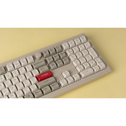 Keychron V6 Max Retro (V6M-R3) QMK/VIA BT/2,4/Wired Custom Mechanical Keyboard Brown Switch 100%