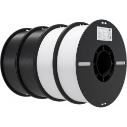 Creality EN-PLA Value Pack 4kg -  2 Χ Black & 2 Χ White - Ender Filament 4kg 1.75 (3301010473)