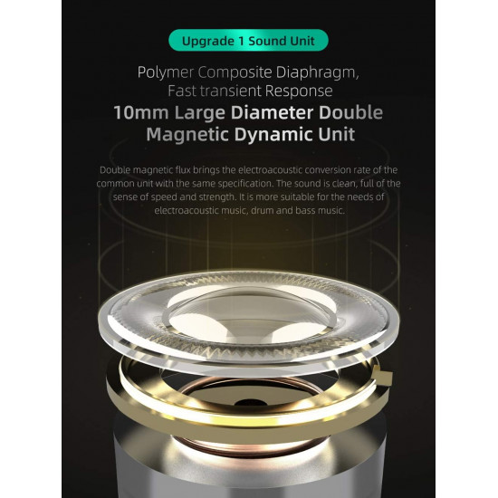 KZ ZST X Purple With Mic - IEM 3,5 In Ear Monitor Earphones, Dynamic Hybrid Dual Driver 1BA+1DD,  2x