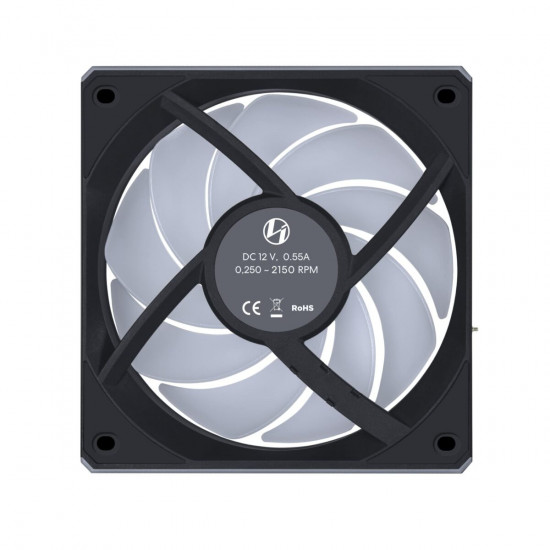 Lian Li UNI RGB FAN CL WIRELESS 120mm Black - (3pcs) - W/ controller - Static Pressure