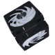 Lian Li UNI RGB FAN CL WIRELESS 120mm Reverse Blade Black - (3pcs) - W/ controller - Static Pressure