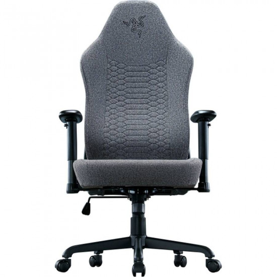 Razer ISKUR V2 X – Light Gray – Gaming Chair – Lumbar Curve – Plus Fabric