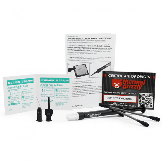 Thermal Grizzly TG Conductonaut extreme - 1 g High Performance Liquid Metal Thermal Paste