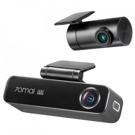 70mai Μ800-2 4Κ Dash Cam set & Rear Cam. 3840x2160 GPS & Hi Temperature Battery