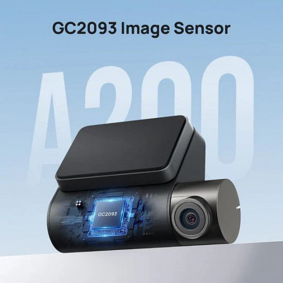 70mai A200 Dash Cam w. Screen - 1080P 60FPS 130FOV 500mAh Car Camera