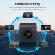 70mai A400-1 Dash Cam Grey w. Screen set w. Rearview cam RC09 - 1440P, 145FOV, 500mAh Car Camera