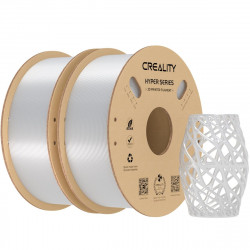 Creality Hyper-PETG Value Pack 2kg 2x Transparent 3D Printer Filament, fast print, 2kg 1.76