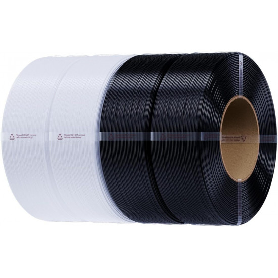 Creality CR-PETG Value Pack 4kg - No Reel - 2x Black & 2x White 3D Printer Filament Refill