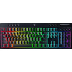Razer BlackWidow V4 Low Profile HyperSpeed - Wireless / Bluetooth RGB Gaming Keyboard -Green Switch