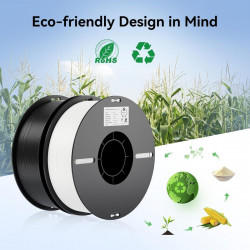 Creality EN-PLA Value Pack 4kg -  2 Χ Black  2 Χ White - Ender Filament 4kg 1.75 (3301010473)