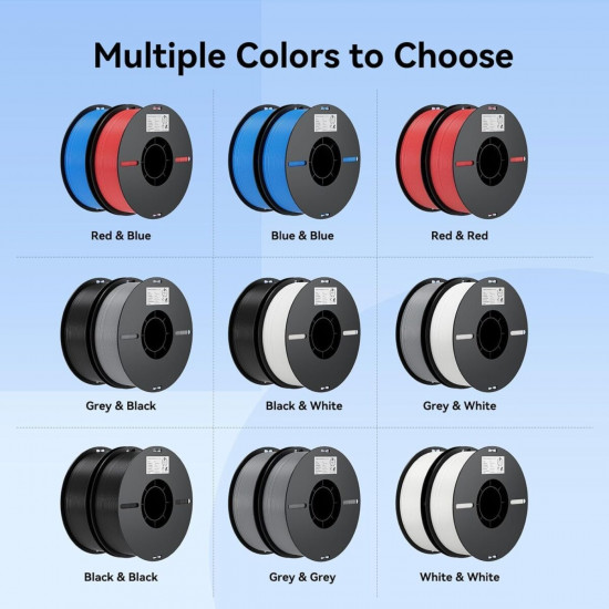 Creality EN-PLA Value Pack 4kg - 4 Χ Black - Ender Filament 4kg 1.75 (3301010476)