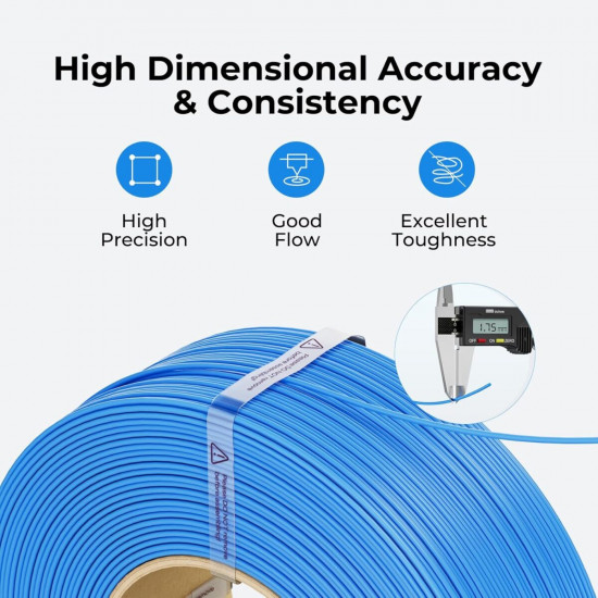 Creality CR-PETG Value Pack 4kg - No Reel - 2x Black & 2x White 3D Printer Filament Refill