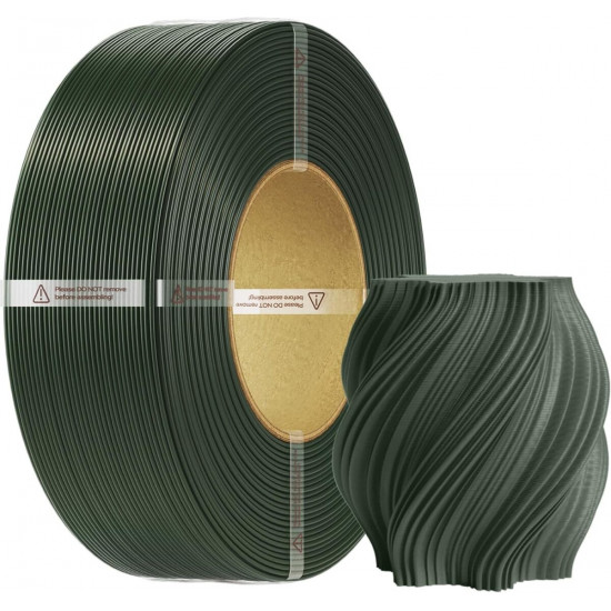 Creality CR-PETG Army Green - No Reel 3D Printer Filament, Hard Glossy, Tensile Str. 49MPA, 1 kg