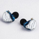 KZ ZS10 PRO Blue With Mic - IEM 3,5 Musician In Ear Monitor Earphones, 4BA+1DD 5 Driver 10mm, metal