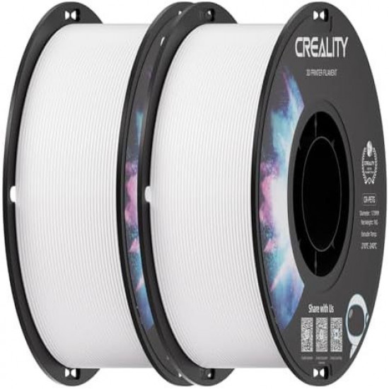 Creality CR-PETG Value Pack 2kg - 2x White 3D Printer Filament