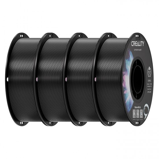 Creality CR-PETG Value Pack 4kg - 4x Black 3D Printer Filament