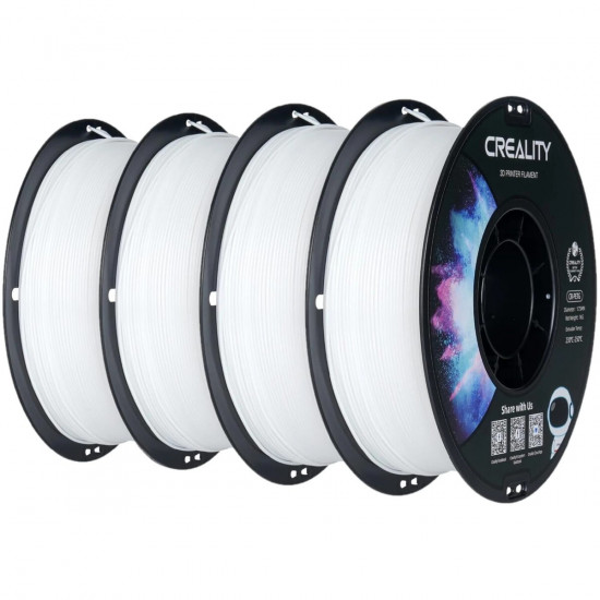 Creality CR-PETG Value Pack 4kg - 4x White 3D Printer Filament