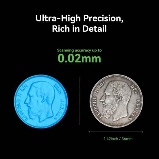 Creality CR-Scan Otter 3D Scanner (10-2000mm object, 0,02mm scan accurancy)