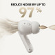 QCY Buds ANC Cream Grey (HT15) - 45db ANC TWS Earbuds 35h 5 mic ENC, ear-canal adaptive tech,