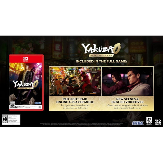 Yakuza 0 Director’s Cut Nintendo Switch 2
