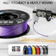 Creality CR-PETG Purple 3D Printer Filament, Hard Glossy, Tensile Str. 49MPA, 1 kg Spool1.75