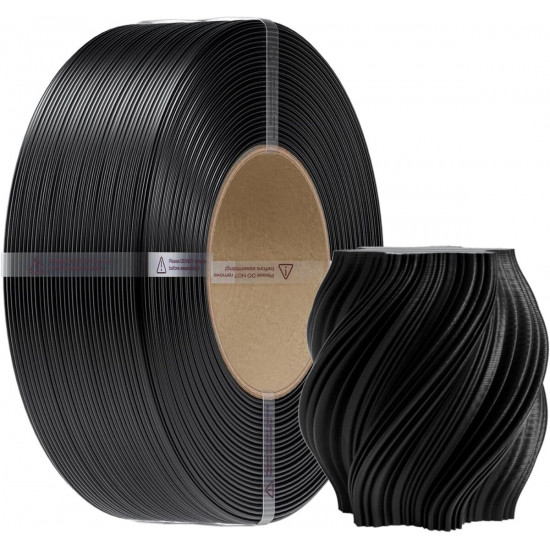 Creality CR-PETG Black - No Reel 3D Printer Filament, Hard Glossy, Tensile 49MPA, 1 kg Spool1.86
