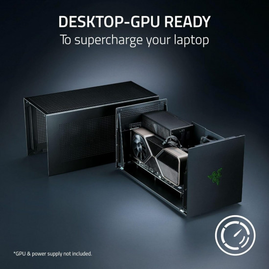 Razer Core X V2 - GPU Enclosure (eGPU)- Thunderbolt 4/5 & USB 4 - 4 Slot NVIDIA/AMD PCIe 4 - 140W PD