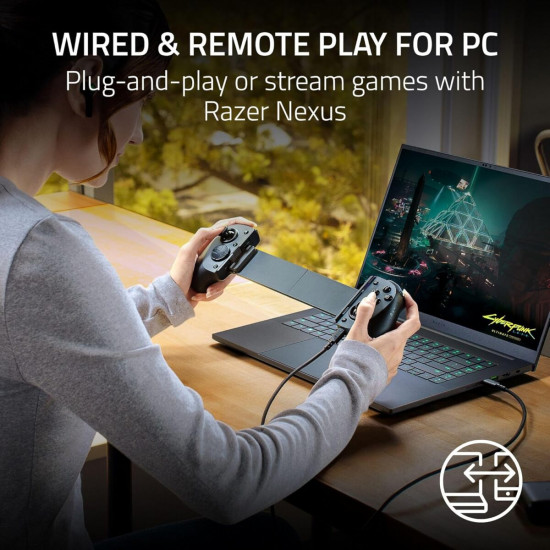 Razer Kishi V3 PRO XL USB-C Controller - iPad up to 13'' - Android - PC - Haptics - DualBack Buttons