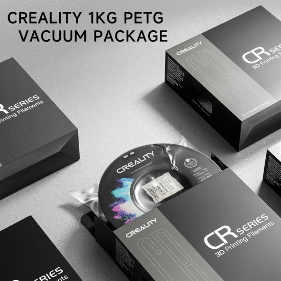 Creality CR-PETG Purple 3D Printer Filament, Hard Glossy, Tensile Str. 49MPA, 1 kg Spool1.75