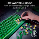 Razer BLACKWIDOW V4 75% Phantom Ed. - Mechanical - RGB - Hot-Swappable - Orange Tactile Switches